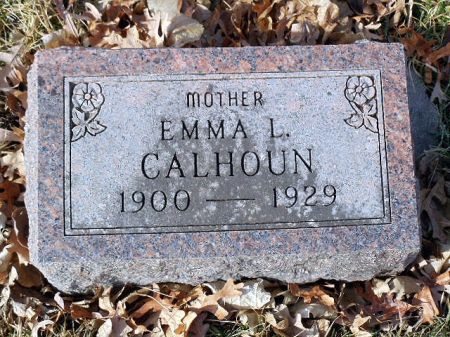 LATHROP CALHOUN, EMMA - Jefferson County, Iowa | EMMA LATHROP CALHOUN 