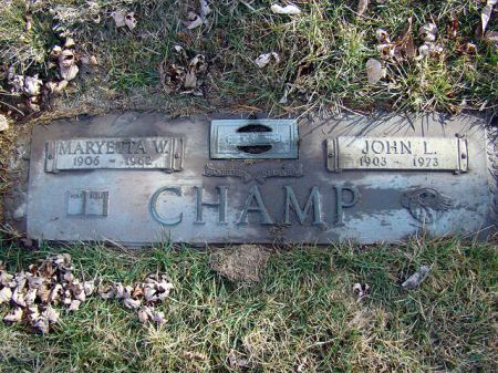 CHAMP, JOHN L - Jefferson County, Iowa | JOHN L CHAMP 