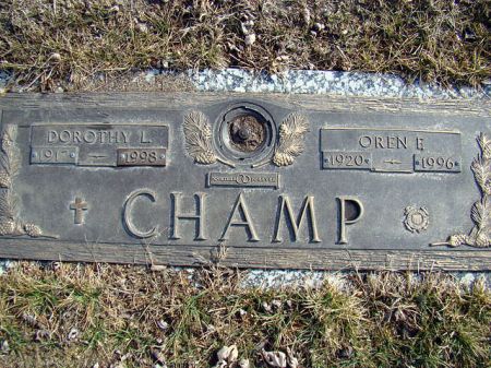 BRUDERS CHAMP, DOROTHY LOUISE - Jefferson County, Iowa | DOROTHY LOUISE BRUDERS CHAMP 