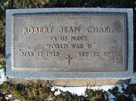 CHAMP, ROBERT JEAN - Jefferson County, Iowa | ROBERT JEAN CHAMP 