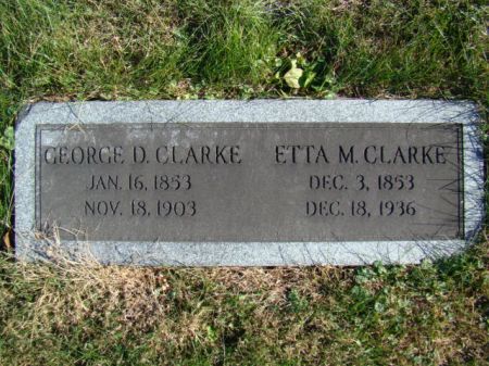 MONTGOMERY CLARKE, ETTA - Jefferson County, Iowa | ETTA MONTGOMERY CLARKE 