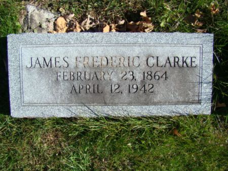 CLARKE, JAMES FREDERIC - Jefferson County, Iowa | JAMES FREDERIC CLARKE 