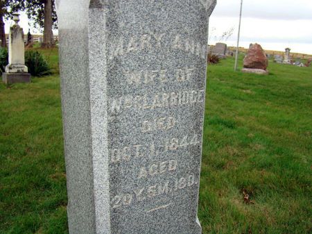 LEAVELL CLARRIDGE, MARY ANN - Jefferson County, Iowa | MARY ANN LEAVELL CLARRIDGE 