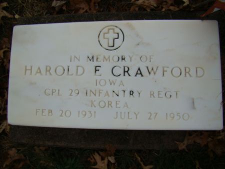 CRAWFORD, HAROLD EDWARD - Jefferson County, Iowa | HAROLD EDWARD CRAWFORD 