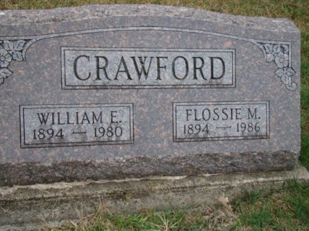 KNOX CRAWFORD, FLOSSIE MELVINA - Jefferson County, Iowa | FLOSSIE MELVINA KNOX CRAWFORD 