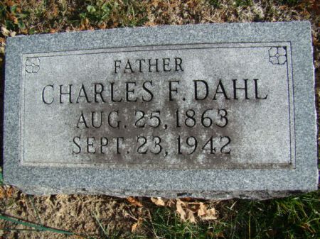 DAHL, CHARLES FREDERICK SR. - Jefferson County, Iowa | CHARLES FREDERICK SR. DAHL 