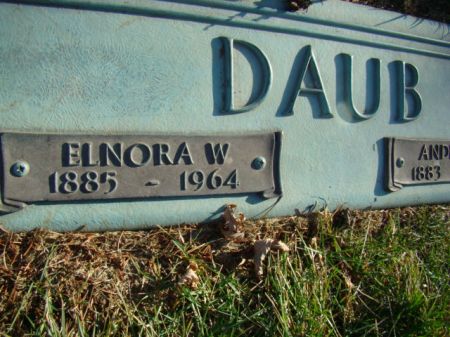 THOMSON DAUB, ELNORA W - Jefferson County, Iowa | ELNORA W THOMSON DAUB 