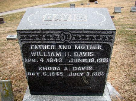 CASS DAVIS, RHODA ANN - Jefferson County, Iowa | RHODA ANN CASS DAVIS 