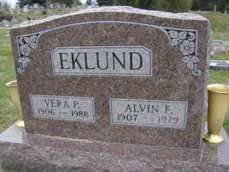 EKLUND, VERA P - Jefferson County, Iowa | VERA P EKLUND 