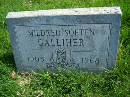 SOETEN GALLIHER, MILDRED - Jefferson County, Iowa | MILDRED SOETEN GALLIHER 