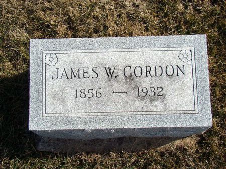 GORDON, JAMES WILLIAM - Jefferson County, Iowa | JAMES WILLIAM GORDON 