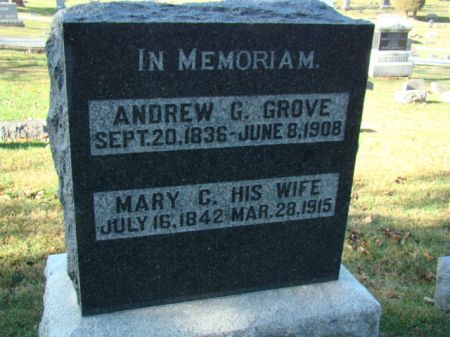 GROVE, MARY CHRISTIANA - Jefferson County, Iowa | MARY CHRISTIANA GROVE 