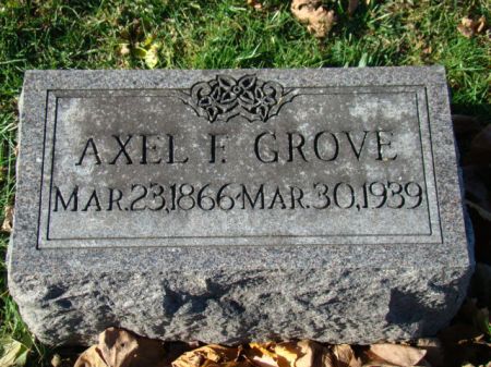 GROVE, AXEL FRITZ - Jefferson County, Iowa | AXEL FRITZ GROVE 