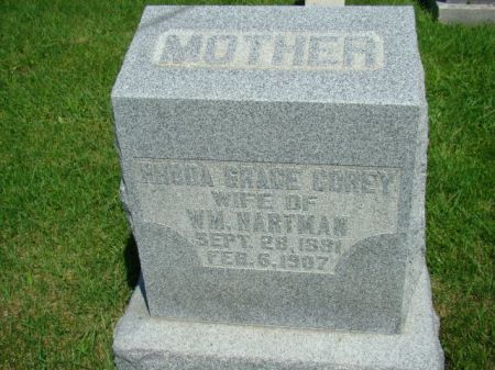 COREY HARTMAN, RHODA GRACE - Jefferson County, Iowa | RHODA GRACE COREY HARTMAN 