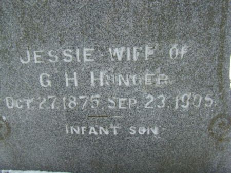 HUNGER, JESSIE ELIZABETH - Jefferson County, Iowa | JESSIE ELIZABETH HUNGER 