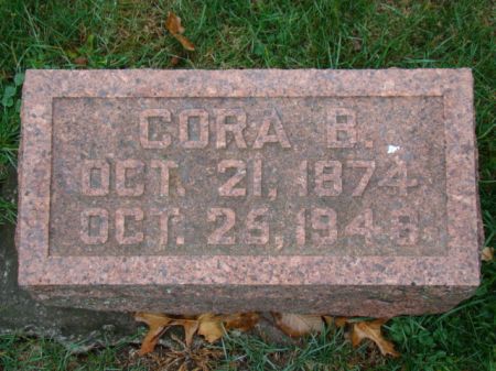 JAQUES JOHNSON, CORA B - Jefferson County, Iowa | CORA B JAQUES JOHNSON 