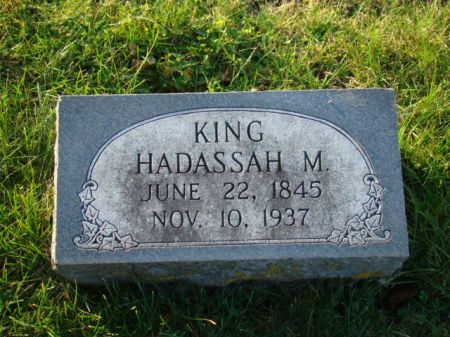 BLACK KING, HADASSAH MARY - Jefferson County, Iowa | HADASSAH MARY BLACK KING 