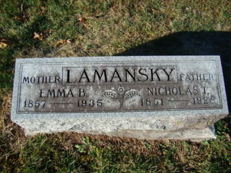 KNERR LAMANSKY, EMMA BARBARA - Jefferson County, Iowa | EMMA BARBARA KNERR LAMANSKY 