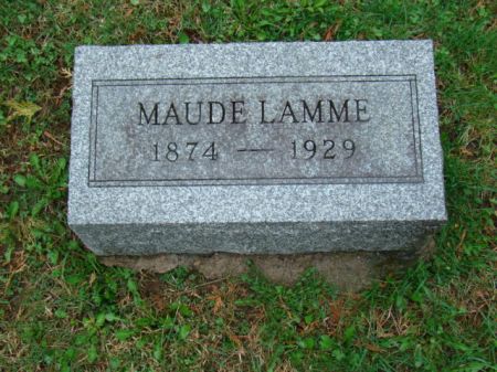 LAMME, MAUDE - Jefferson County, Iowa | MAUDE LAMME 