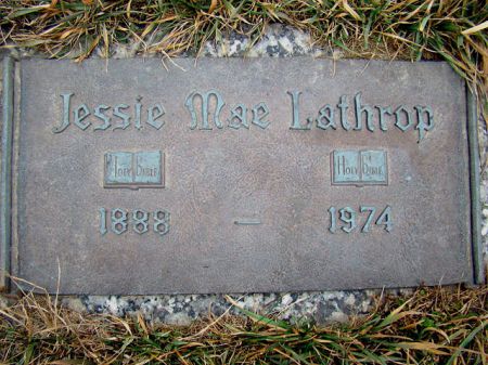 LATHROP, JESSIE MAE - Jefferson County, Iowa | JESSIE MAE LATHROP 