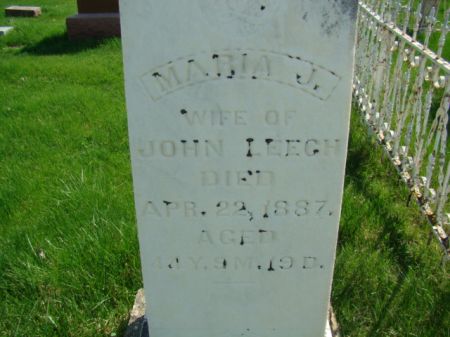 LEECH, MARIA JANE - Jefferson County, Iowa | MARIA JANE LEECH 