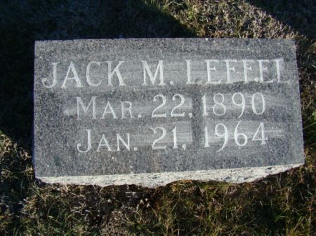 LEFFEL, JACK M - Jefferson County, Iowa | JACK M LEFFEL 