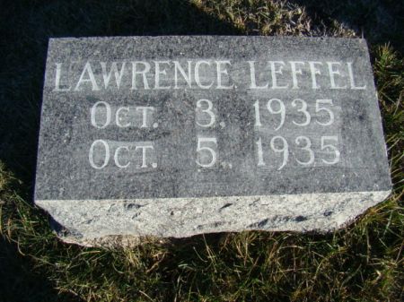 LEFFEL, LAWRENCE EUGENE - Jefferson County, Iowa | LAWRENCE EUGENE LEFFEL 