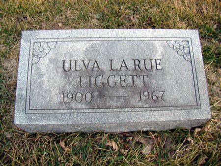 FRAKES LIGGETT, ULVA LARUE - Jefferson County, Iowa | ULVA LARUE FRAKES LIGGETT 