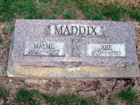 MADDIX, MARY A 'MAYME' - Jefferson County, Iowa | MARY A 'MAYME' MADDIX 