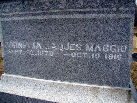 JAQUES MAGGIO, CORNELIA - Jefferson County, Iowa | CORNELIA JAQUES MAGGIO 