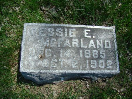 MCFARLAND, BESSIE E - Jefferson County, Iowa | BESSIE E MCFARLAND 