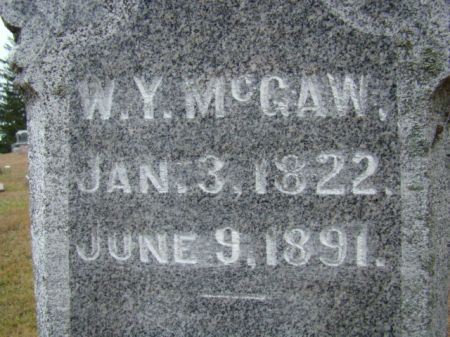 MCGAW, WILLIAM YATES - Jefferson County, Iowa | WILLIAM YATES MCGAW 