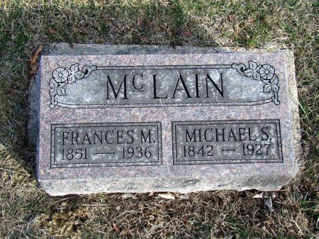 GILLELAND MCLAIN, FRANCES MARY - Jefferson County, Iowa | FRANCES MARY GILLELAND MCLAIN 