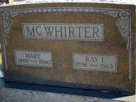 MCWHIRTER, RAY IRVIN - Jefferson County, Iowa | RAY IRVIN MCWHIRTER 