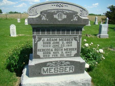 MESSER, JOHN ADAM - Jefferson County, Iowa | JOHN ADAM MESSER 