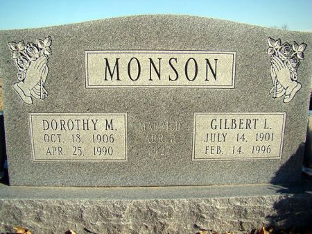 MONSON, GILBERT L - Jefferson County, Iowa | GILBERT L MONSON 