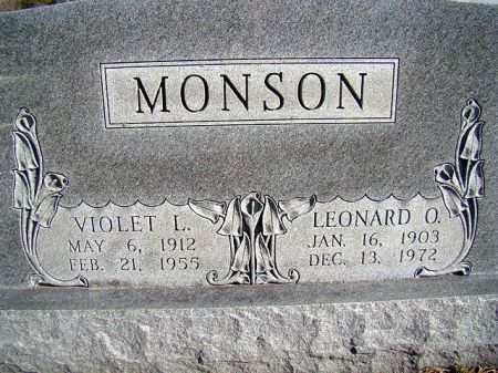 MONSON, LEONARD O - Jefferson County, Iowa | LEONARD O MONSON 