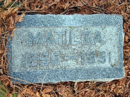 ANDERSON MONSON, MATILDA - Jefferson County, Iowa | MATILDA ANDERSON MONSON 