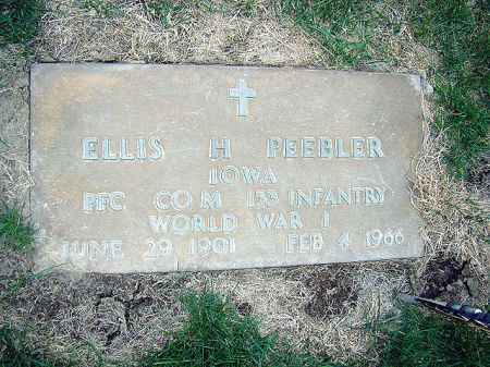 PEEBLER, ELLIS HENRY - Jefferson County, Iowa | ELLIS HENRY PEEBLER 