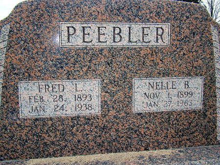 PEEBLER, NELLE B - Jefferson County, Iowa | NELLE B PEEBLER 