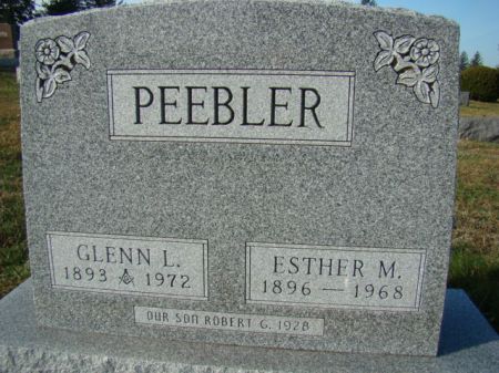 PEEBLER, ESTHER - Jefferson County, Iowa | ESTHER PEEBLER 