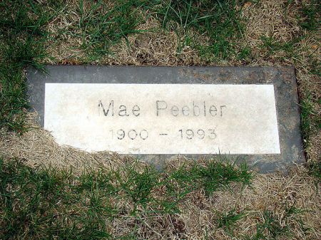 WATSON PEEBLER, MAE - Jefferson County, Iowa | MAE WATSON PEEBLER 