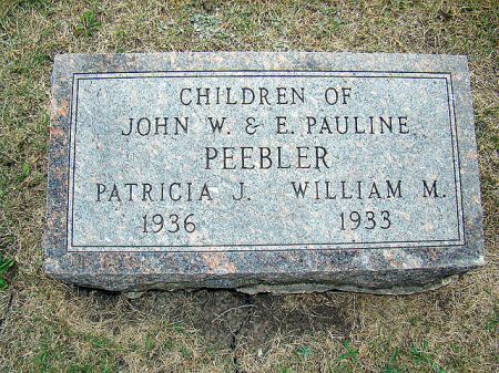 PEEBLER, WILLIAM M - Jefferson County, Iowa | WILLIAM M PEEBLER 