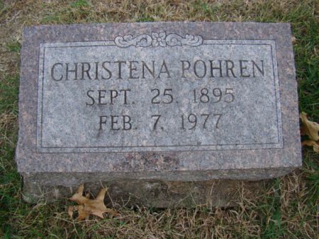 DRISH POHREN, CHRISTENA - Jefferson County, Iowa | CHRISTENA DRISH POHREN 