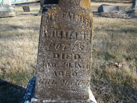 POTTS, WILLIAM PIERCE - Jefferson County, Iowa | WILLIAM PIERCE POTTS 