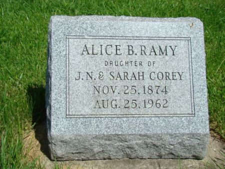 RAMY, ALICE B - Jefferson County, Iowa | ALICE B RAMY 