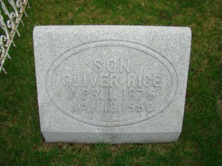 RICE, OLIVER - Jefferson County, Iowa | OLIVER RICE 