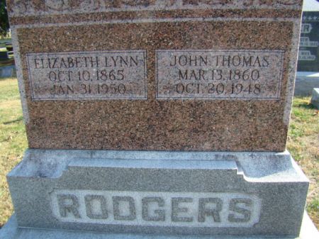 RODGERS, JOHN THOMAS - Jefferson County, Iowa | JOHN THOMAS RODGERS 
