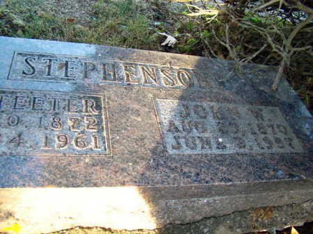 STEPHENSON, JOHN WALTER - Jefferson County, Iowa | JOHN WALTER STEPHENSON 