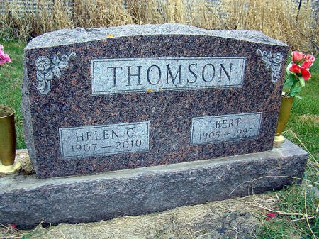 THOMSON, HELEN GRACE - Jefferson County, Iowa | HELEN GRACE THOMSON 